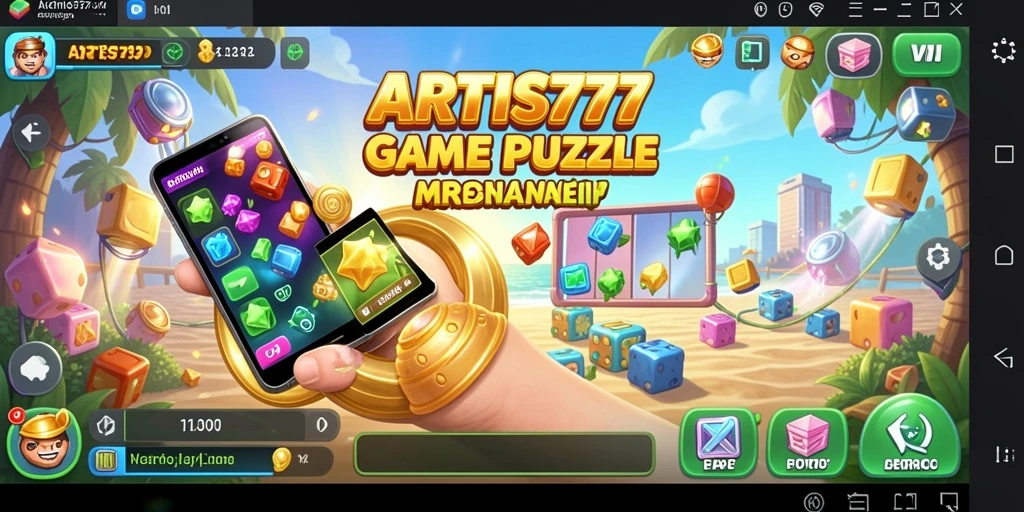 Tampilan gameplay menantang dari ARTIS777 di level menarik.