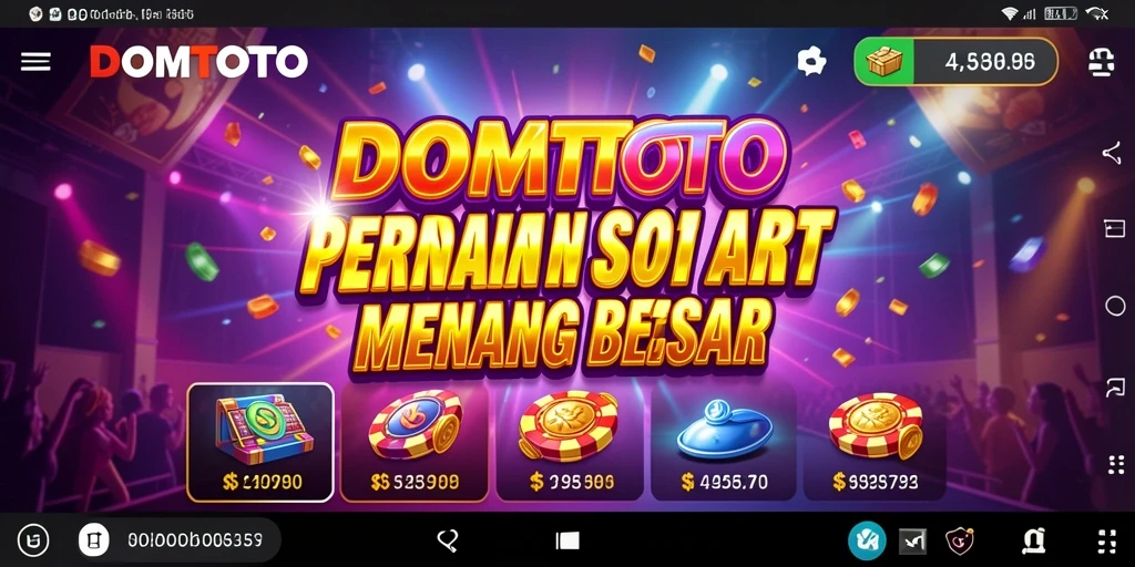 Screenshot permainan Slot DOMTOTO yang menarik dan mengasyikkan.
