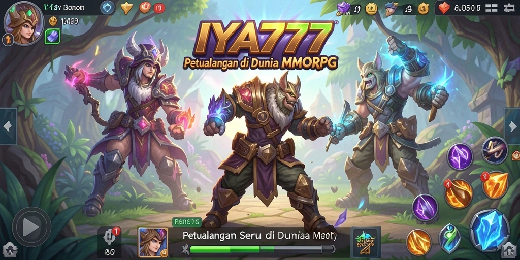 Gameplay menarik dan menakjubkan di dunia MMORPG.