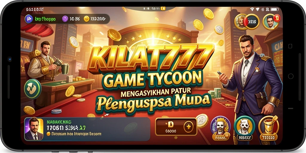 Screenshot gameplay KILAT777 menampilkan aksi membangun bisnis yang menarik.