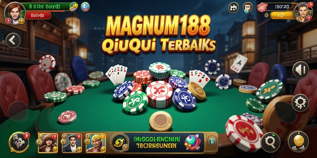 Screenshot MAGNUM188 menampilkan gameplay QiuQiu yang seru dan menegangkan.