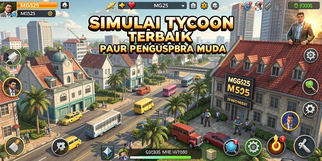 Tangkapan layar menggambarkan gameplay Tycoon yang menarik dan dinamis.