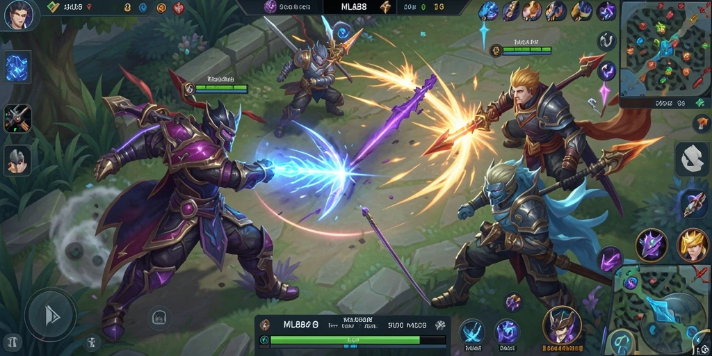Tampilan gameplay seru dan menegangkan dalam MLBB8.