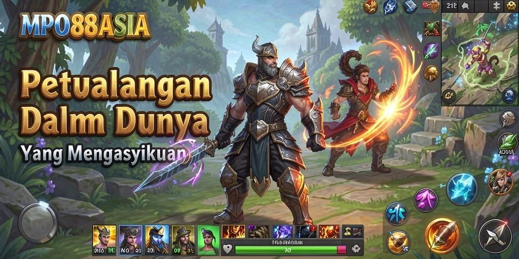 Tampilan gameplay MPO88ASIA yang menakjubkan dalam pertempuran ARPG.