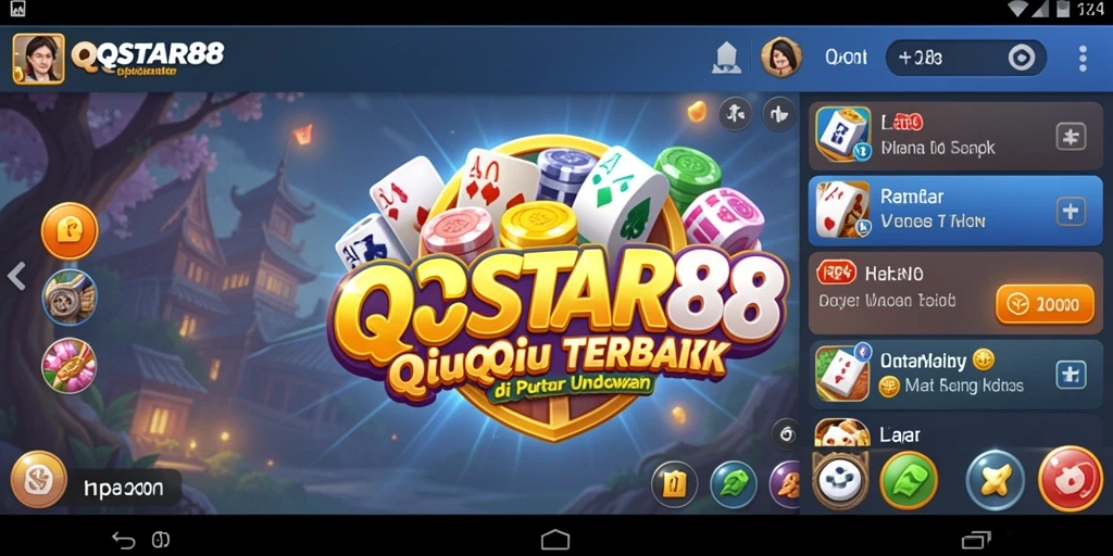 Tampilan gameplay QiuQiu yang menegangkan serta seru.