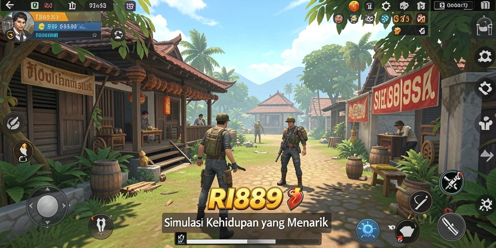 Tampilan menarik dari gameplay RI889 yang imersif.