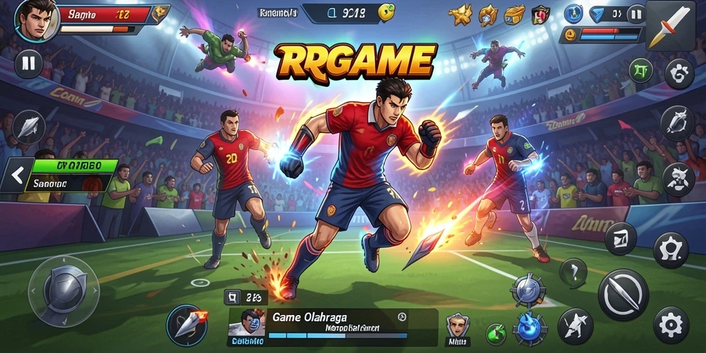 Tampilan gameplay RPGAME yang seru dan mengesankan.