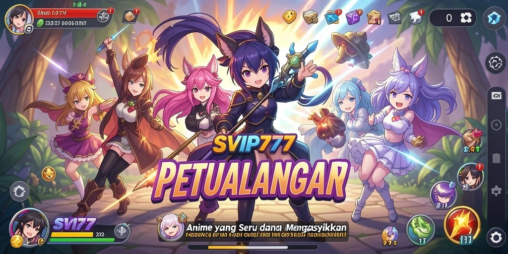 Tampilan gameplay SVIP777 yang menampilkan pertarungan seru dan karakter menarik.