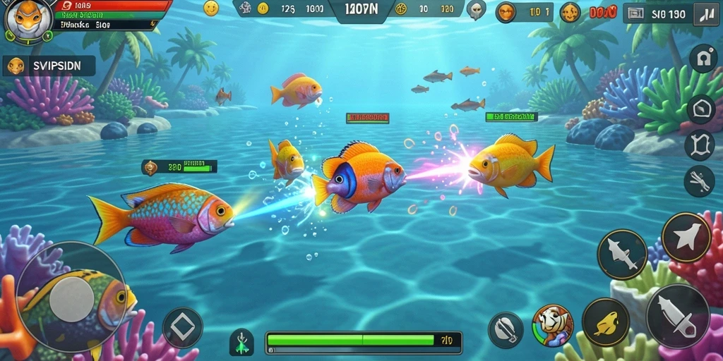 Gameplay seru menangkap ikan di SVIPSIDN.