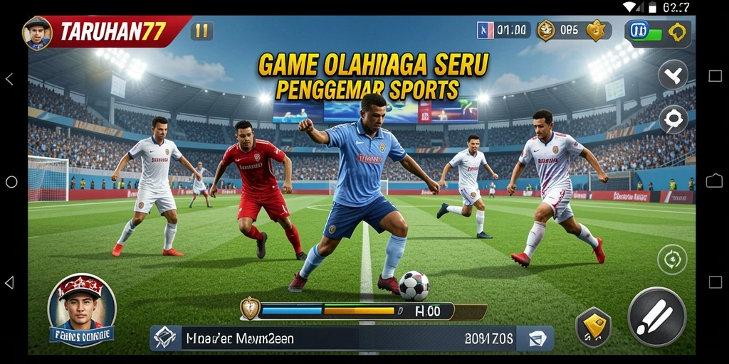 Tampilan gameplay menarik di TARUHAN77 yang menggambarkan pengalaman olahraga.