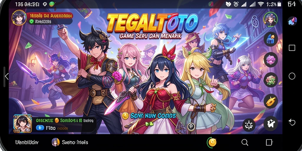 Screenshot gameplay TEGALTOTO yang menampilkan aksi seru di dunia anime.